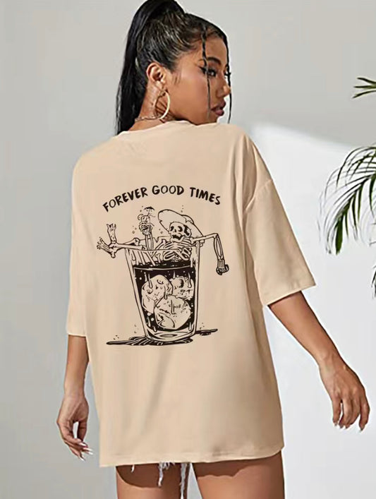 Forever Good Times Print T-Shirt