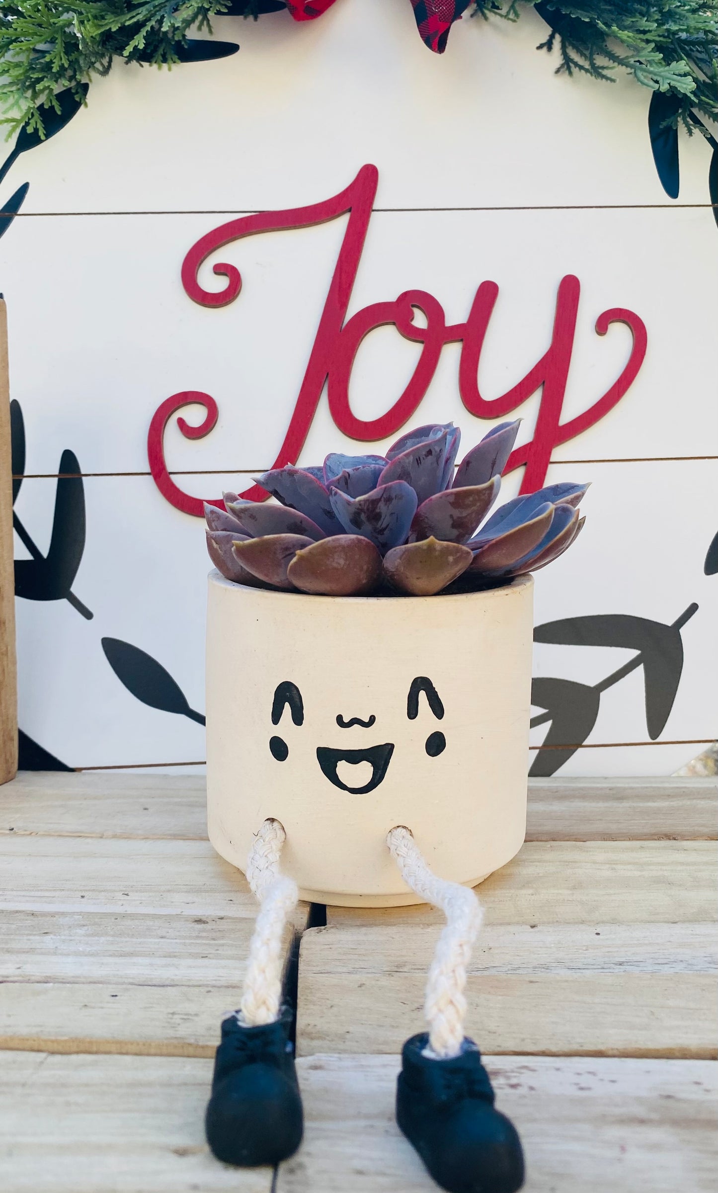 Happy Face plant pot (Joy)